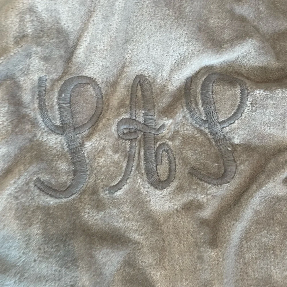 Restoration Hardware baby & child LUSTER VELVET STANDARD SHAM personalized SAS